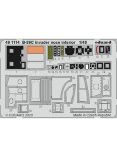 Eduard - B-26C Invader nose interior for Hasegawa