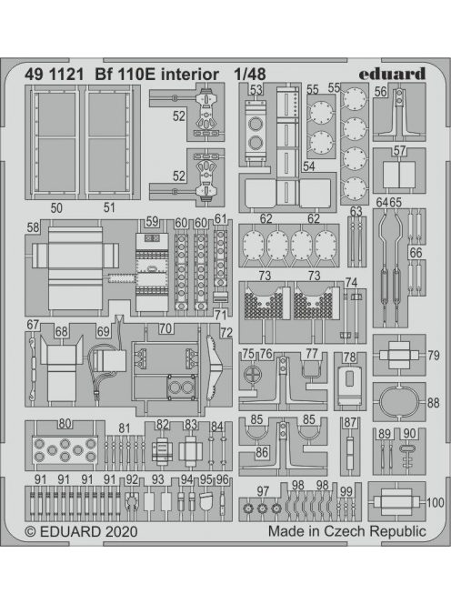 Eduard - Bf 110E interior for Dragon