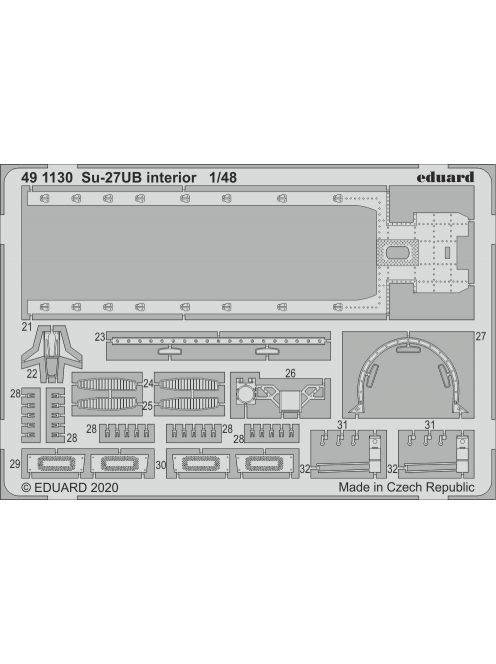 Eduard - Su-27UB interior for Kitty Hawk