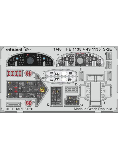 Eduard - S-2E interior for Kinetic