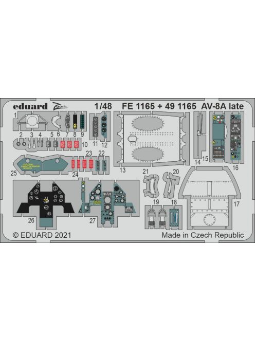 Eduard - Av-8A Late 1/48 For Kinetic