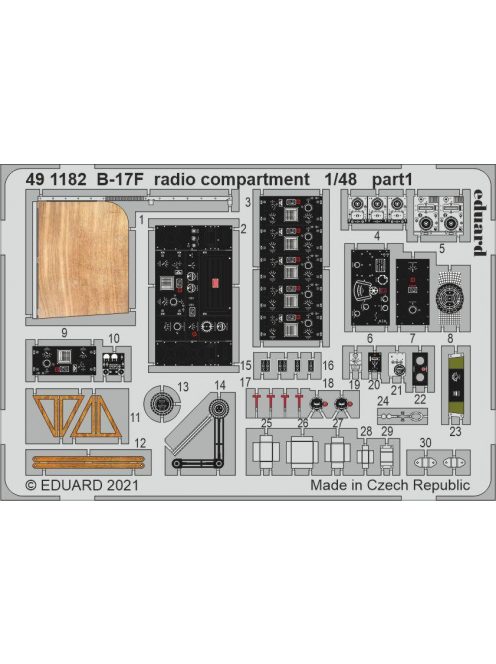 Eduard - B-17F radio compartment for HKM