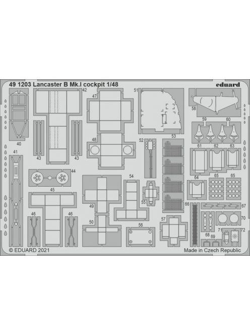 Eduard - Lancaster B Mk.I cockpit 1/48 for HKM