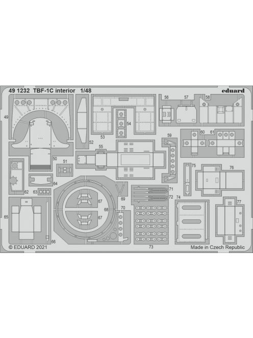 Eduard - Tbf-1C Interior, For Academy