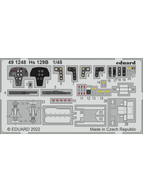 Eduard - Hs 129B For Hobby 2000/Hasegawa