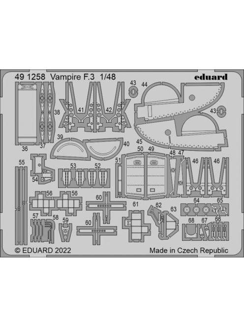 Eduard - Vampire F.3 for AIRFIX