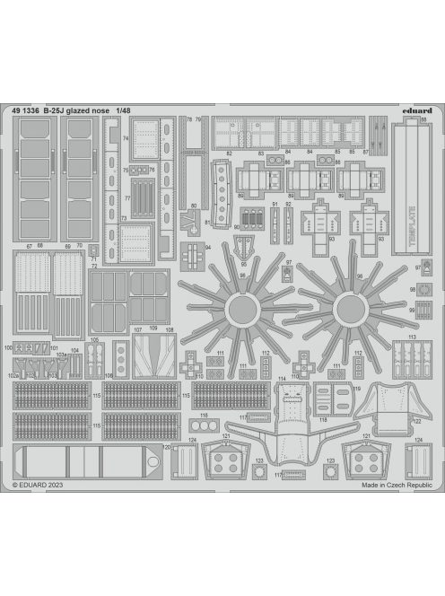 Eduard - B-25J glazed nose 1/48 HKM