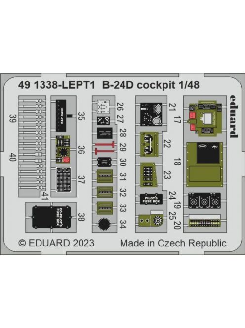 Eduard - B-24D cockpit 1/48 REVELL