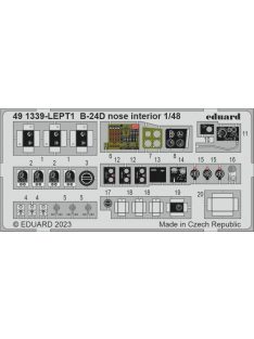 Eduard - B-24D nose interior 1/48 REVELL
