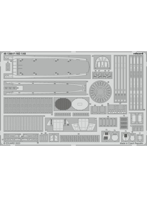 Eduard - F-16D Block 30 1/48 KINETIC