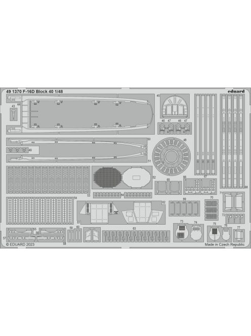 Eduard - F-16D Block 40 1/48 KINETIC