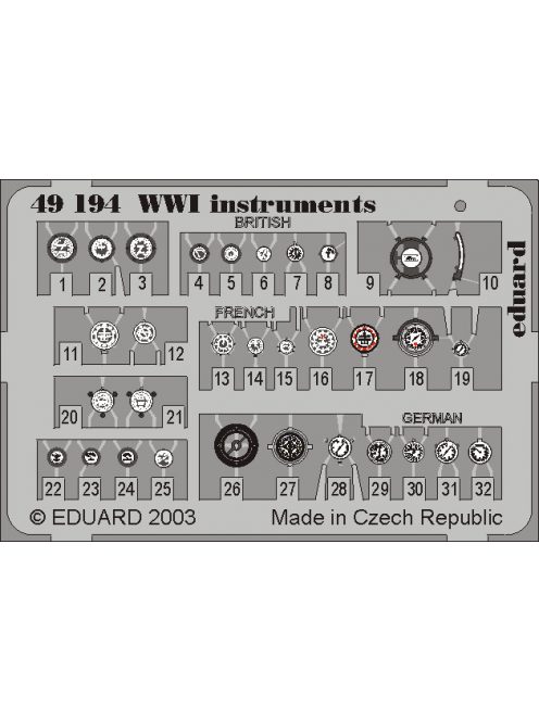 Eduard - WW I Instruments 