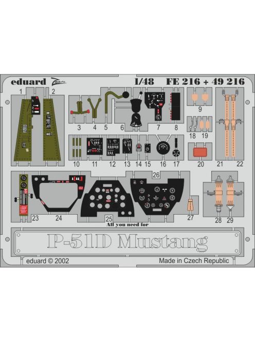 Eduard - P-51D Mustang for Tamiya