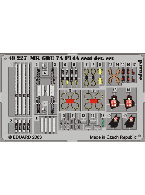Eduard - F-14A Tomcat ejection seat for Hasegawa
