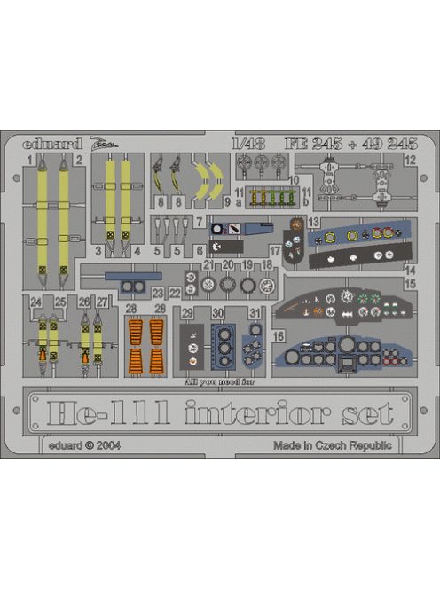 Eduard - He-111 Interior set for Revell/Monogram