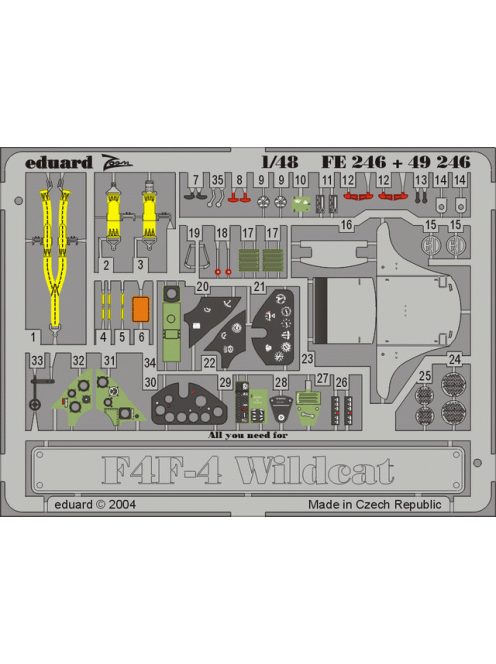 Eduard - F4F-4 Wildcat for Tamiya