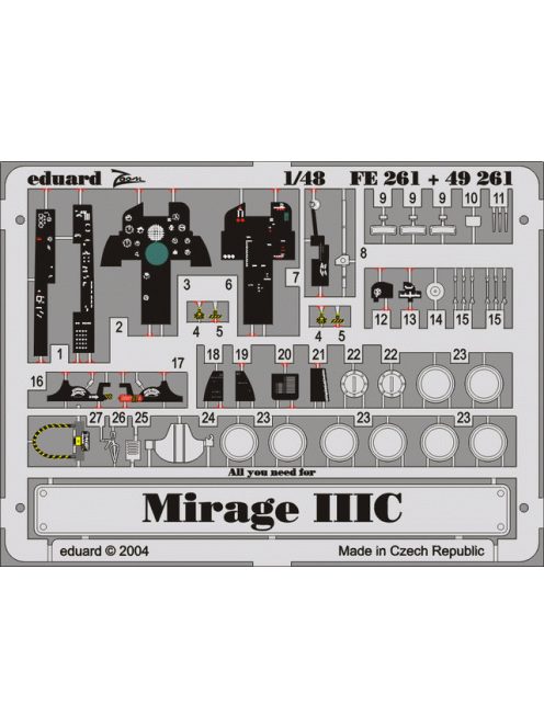 Eduard - Mirage IIIC 