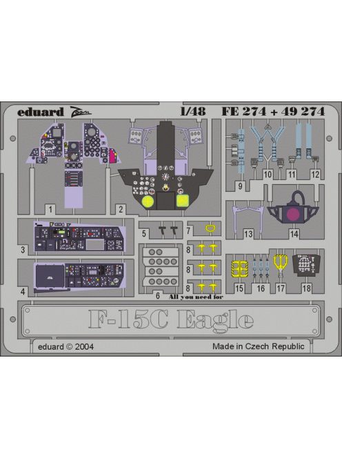 Eduard - F-15C Eagle Interior Set 