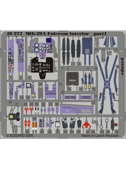 Eduard - MiG-29A Fulcrum interior for Academy