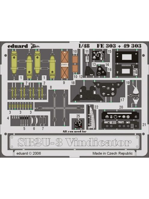 Eduard - SB2U-3 Vindicator for Accurate Miniatures