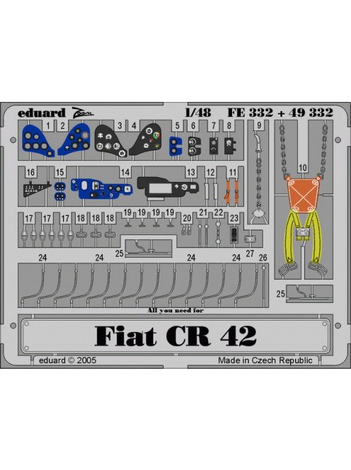 Eduard - Fiat CR 42 for Italeri