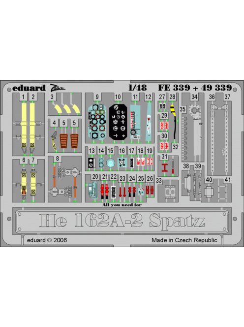 Eduard - He 162A-2 Spatz for Tamiya