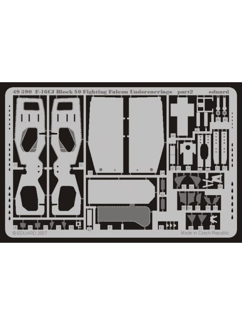 Eduard - F-16CJ Block 50 Fighting Falcon undercarriage for Tamiya