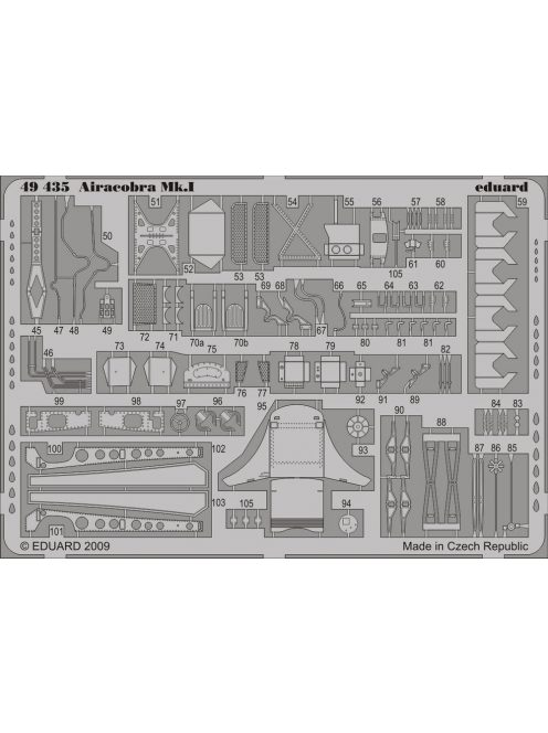 Eduard - Airacobra Mk.I self adhesive for Hasegawa