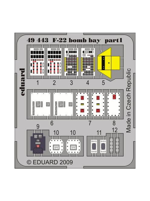 Eduard - F-22 bomb bay for Academy