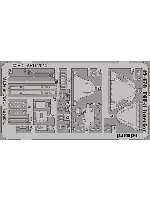 Eduard - F6F-3 interior S.A. for Hobby Boss 