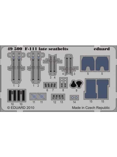 Eduard - F-111 late seatbelts for Hobby Boss 