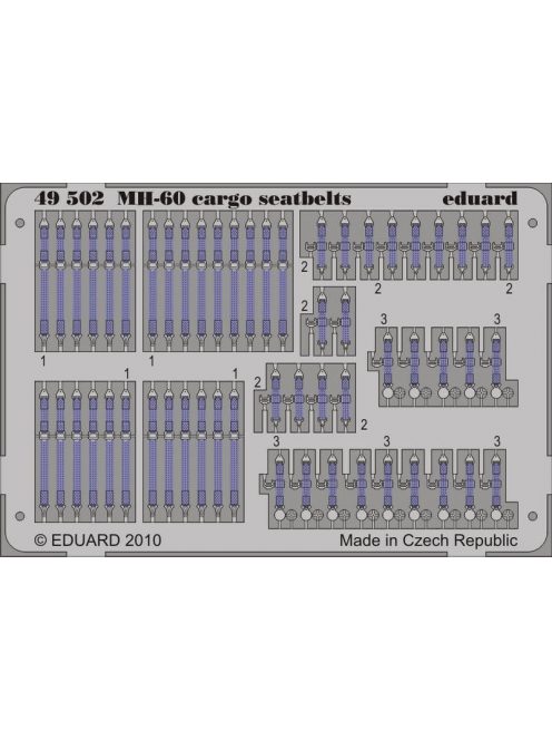 Eduard - MH-60 cargo seatbelts for Italeri 