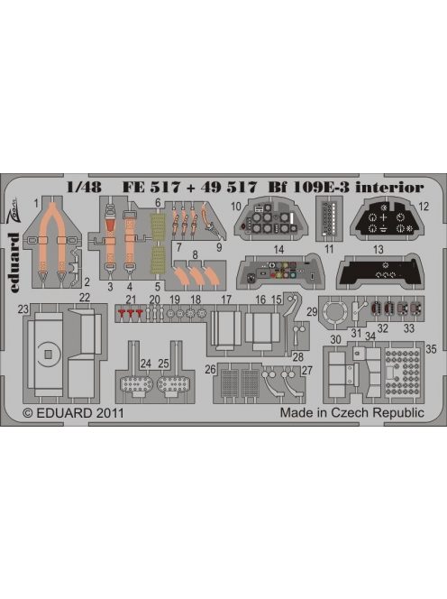 Eduard - Bf 109E-3 S.A. for Airfix 