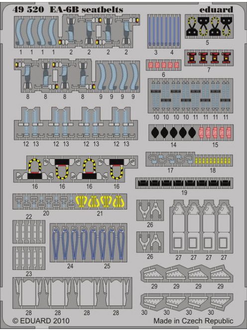 Eduard - EA-6B seatbelts for Kinetic 