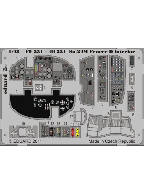 Eduard - Su-24M Fencer D interior S.A. (Tru) 