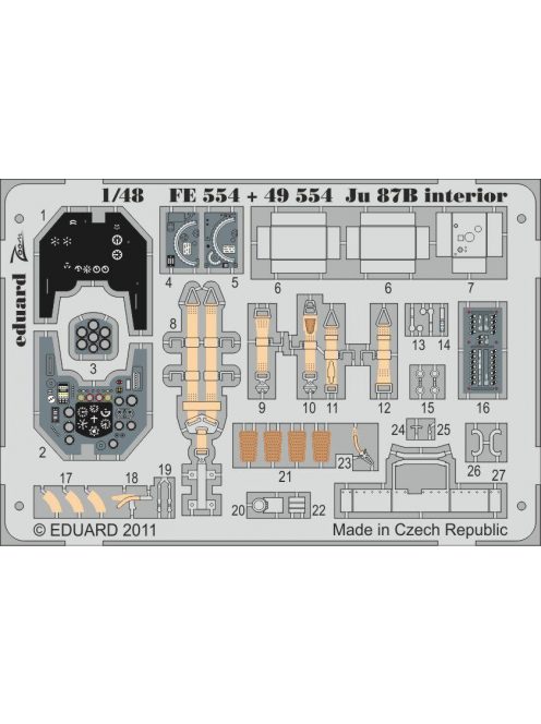 Eduard - Ju 87B interior S.A. for Italeri 