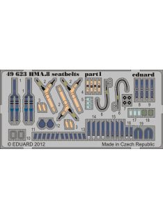 Eduard - HMA.8 seatbelts for Airfix 