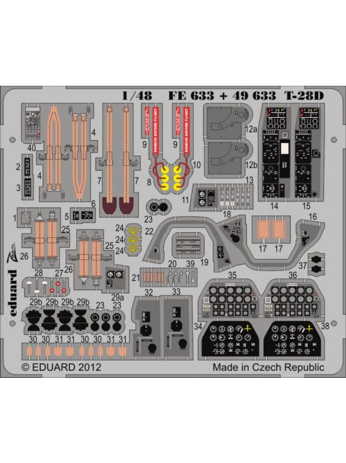 Eduard - T-28D S.A. for Roden 