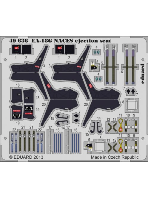 Eduard - EA-18G NACES eject. seat f. Italeri 
