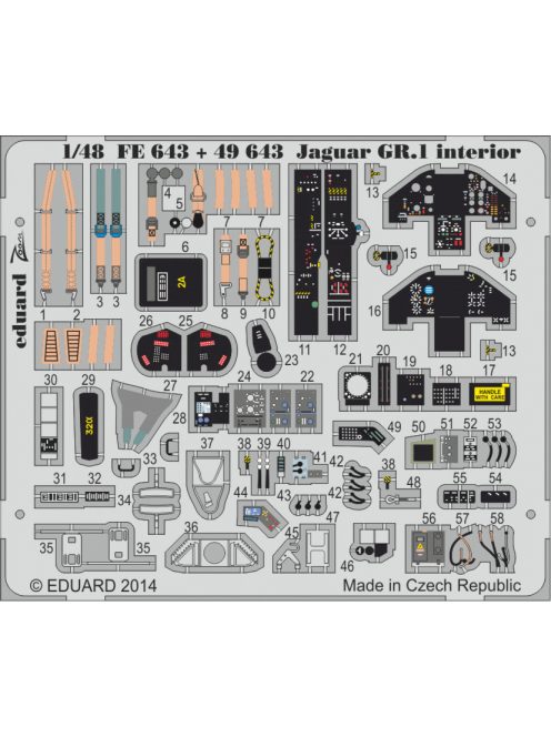 Eduard - Jaguar GR.1 interior S.A. f. Kitty Hawk 