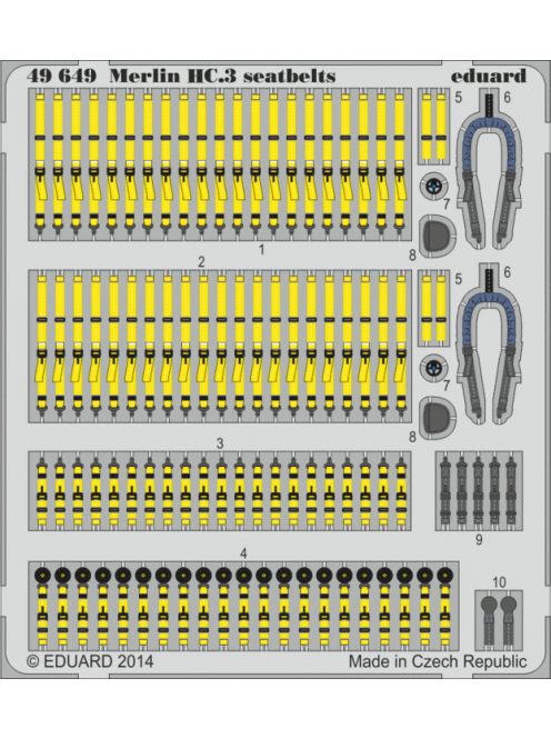 Eduard - Merlin HC.3 seatbeltsfor Airfix 