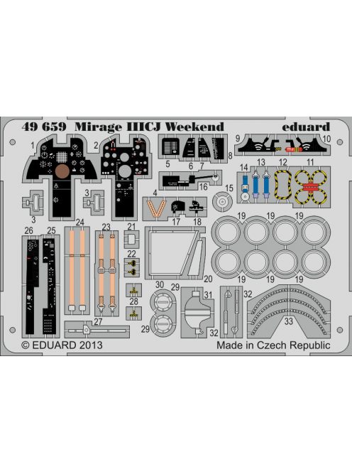 Eduard - Mirage IIICJ 1/48 Weekend for Eduard 