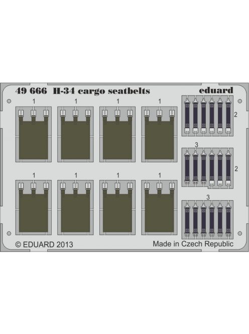 Eduard - H-34 cargo seatbelts for Gallery Models 