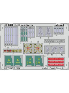 Eduard - F-4C seatbelts for Academy 