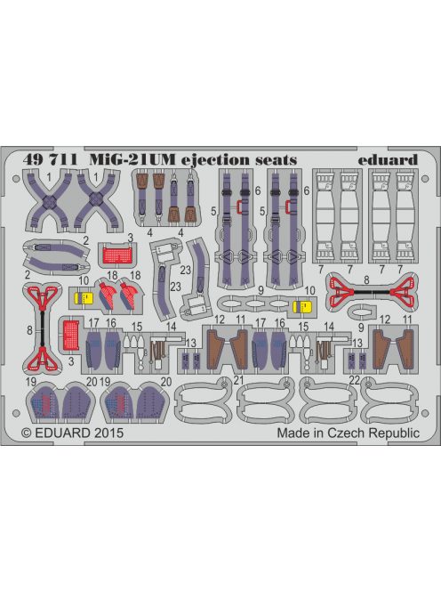 Eduard - MiG-21UM ejection seats for Trumpeter 