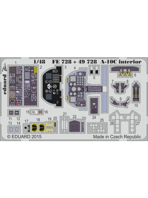 Eduard - A-10C interior S.A. for Italeri 