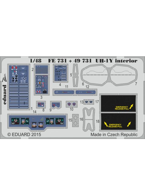 Eduard - UH-1Y S.A. for Kitty Hawk 