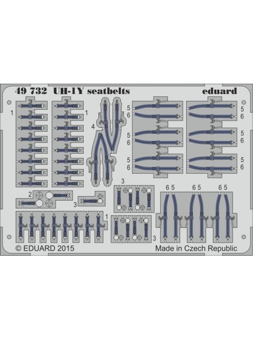 Eduard - UH-1Y seatbelts for Kitty Hawk 