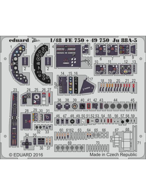 Eduard - J 88A-5 interior for ICM 