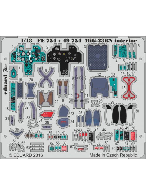 Eduard - MiG-23BN interior f.Trumpeter 